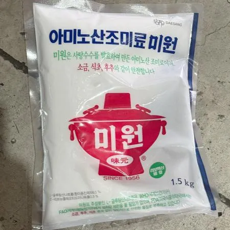 미원(대상 아미노산 1.5K) 1개 식자재 업소용 대용량 대상 미원 청정원 감칠맛 업소용 아지노모토 코스트코 농수랑 이미지