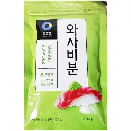 대상 와사비분말 200g 24개 식자재 업소용 대용량 움트리 대상 신세계몰 오뚜기 오케이 골드스푼 식당용 가루 스모