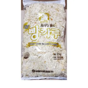 프라임 빵가루(일식용 2K) 1개 식자재 업소용 대용량 빵가루 하이얀 동원 오뚜기 화미 백설 프라임 분말 마른빵가루