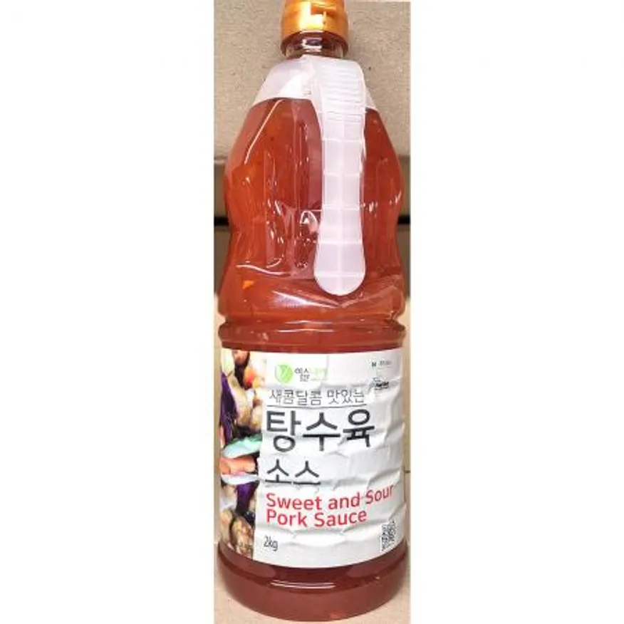 탕수육소스(이슬나라 2K)X8 업소용 대용량 중식소스 중화소스 식자재 튀김소스 중국집 식당 이미지