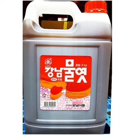 황물엿(강남 5K) 1개 식자재 업소용 대용량 강남 화미 대상 이츠웰 황물엿 맥아물엿 별표