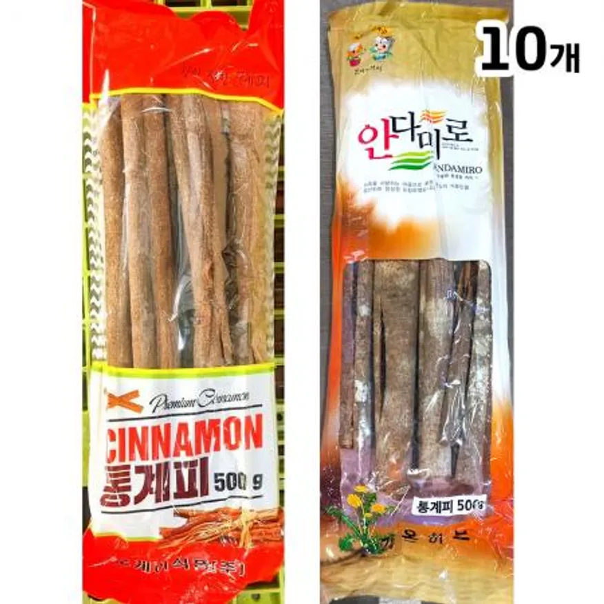 통계피 500g 10개 식자재 업소용 대용량 쪽빛누리 계피 통계피 베트남 자른 대용량 태림에스엠 시나몬 중국산 이미지