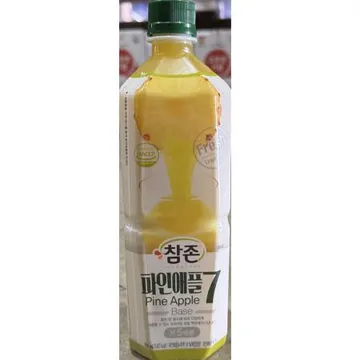 파인애플원액(참존식품 835ml) 1개 식자재 업소용 대용량 참존 차그림 청솔 참존식품 카페 엠씨몰 감식초 프리스 유기농