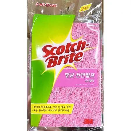 펄프수세미 (스카치 85x135x14 2입)X30개 식자재 업소용 대용량 개입 스카치 은사 매 무배 아크릴 주방