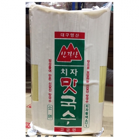 치자소면국수(신갈산 3k) 1개 식자재 업소용 대용량 오뚜기 치자소면 밀락원 구포 식자재 신갈산 삼화식품 치자 청어표 이미지