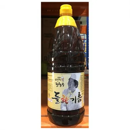 들기름(전철우 1.8L)X8 식자재 업소용 대용량 조미료 한식재료 오일 나물요리 볶음요리