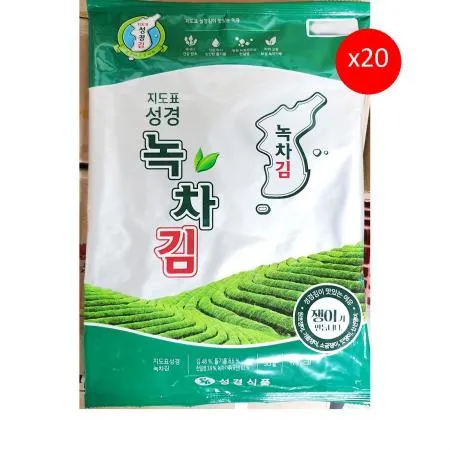 조미 녹차전장김(성경 30g)X20 조미김 김 녹차김 전장김 구운김 반찬 식자재마트 업소용 대용량