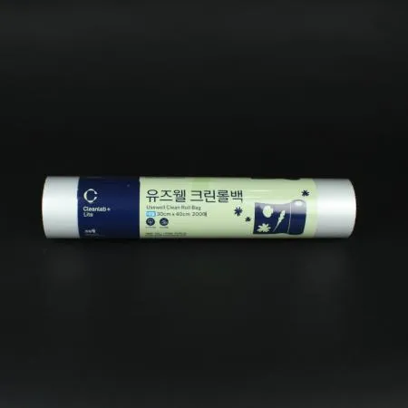 크린랩-유즈웰 위생롤백 30*40cm 200매 1개 식자재 업소용 대용량 크린랩 유즈웰 크린랲 그린 이미지
