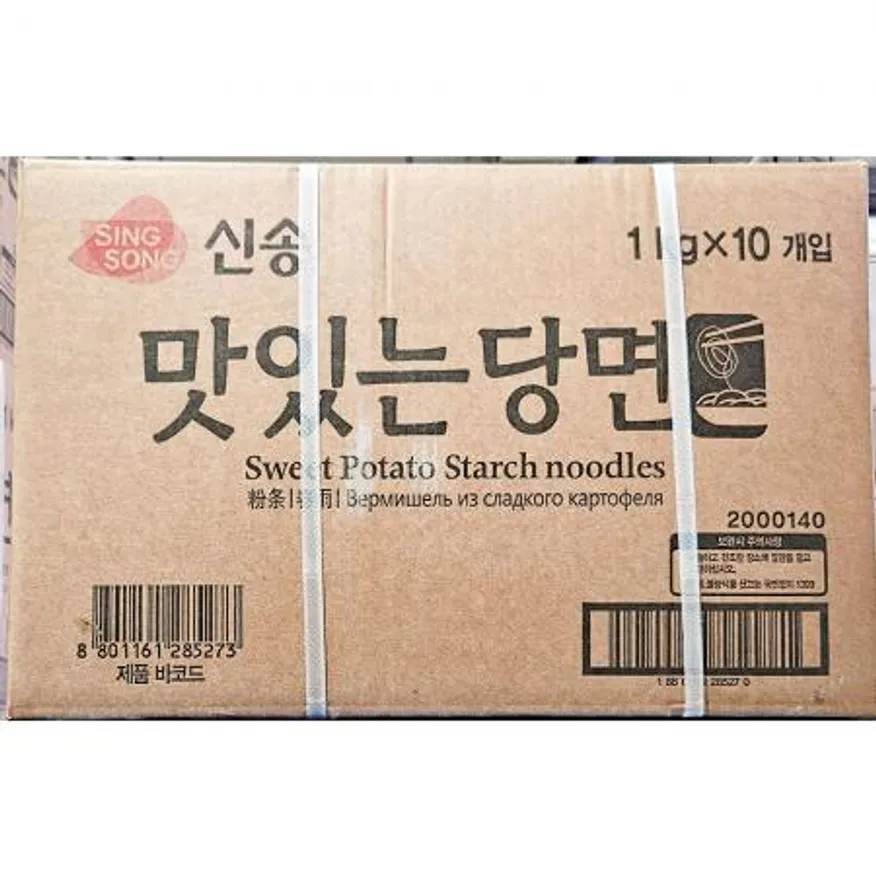 당면(신송식품 1K 10개) 신송당면 찰당면 잡채 만두재료 전골재료 찜닭재료 업소용 식당용 식자재 이미지