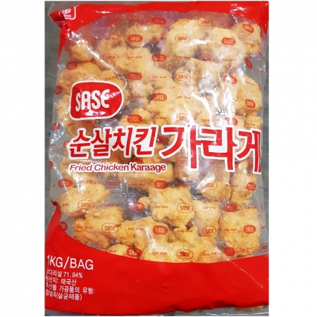 사세 순살 치킨가라게 1K 10개 식자재 업소용 대용량 사세 순살 유익 식자재 해성 육가공 순살치킨 골든 한맥 이미지