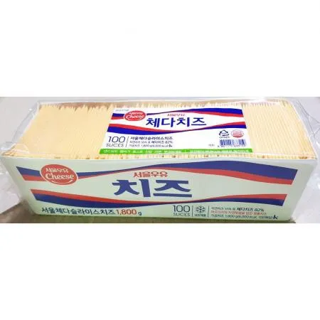 서울 체다슬라이스치즈 (18gx100장)X6 이미지