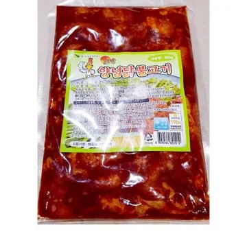 양념닭불고기(부성 350g) 1개 식자재 업소용 대용량 하림 양념 소비기한 치킨셰프 맛젠 웰컴 미드운 매콤한 새잎