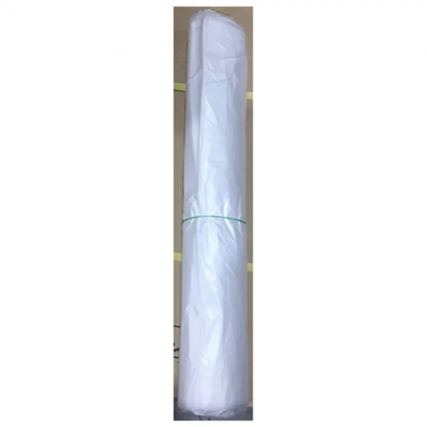 이불봉투(흰색 대원 50L 100매) 식자재 업소용 대용량 대형 두꺼운 비닐봉투 검정 손잡이 특대형 김장 이불봉투 매 이미지