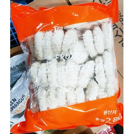 새우감자고로케(신정 40g x70입 2.8K) X2 새우고로케 고로케 업소용 식자재 대용량 냉동고로케 간식 분식 학교급식