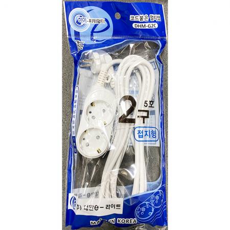 멀티탭(대한 2구 5호 4.5M)X30개 콘센트 연장선 안전멀티탭 업소용 대량구매 사무실용 식당용