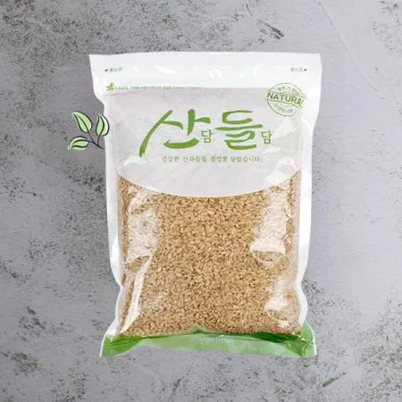 산담들담 현미 1kg 잡곡 곡물 잡곡밥 식자재 업소용 건강식품 농산물 쌀 식당