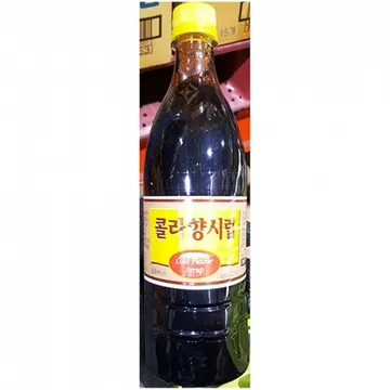 콜라향시럽(오뚜기 1K) 1개 식자재 업소용 대용량 소다스트림 오뚜기 메종 오키나와 하카타 독일 한국이안스 사탕수수 자연유래