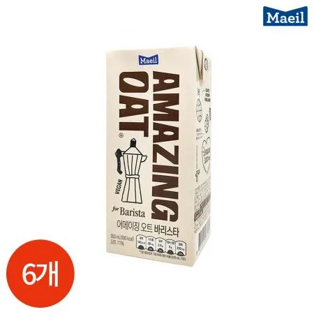 CL 매일 어메이징 오트 950ml x 6개 이미지
