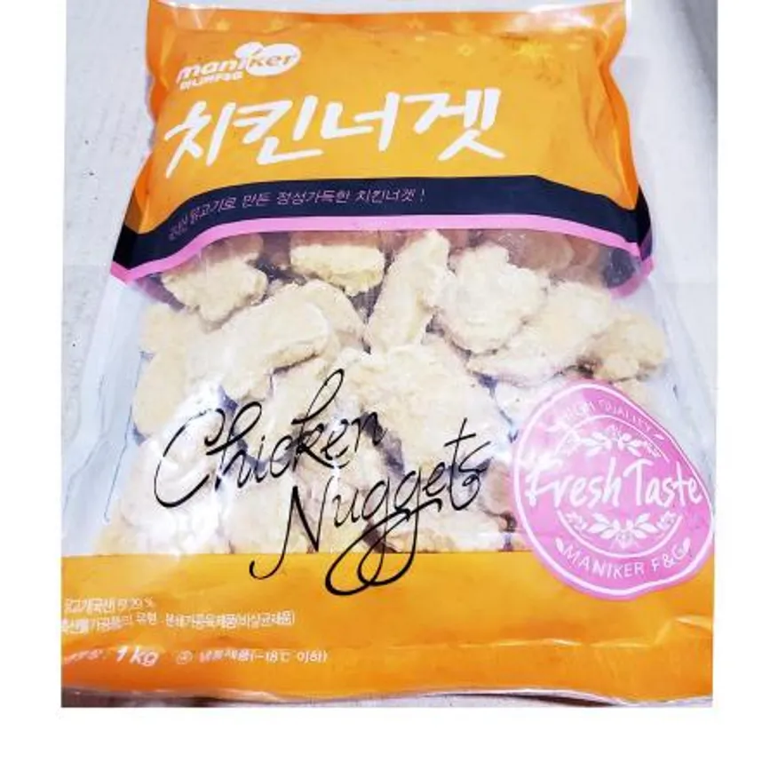 마니커 치킨너겟(1K) 너겟 냉동너겟 치킨 튀김 업소용 대용량 식자재 간식메뉴 치킨메뉴 이미지