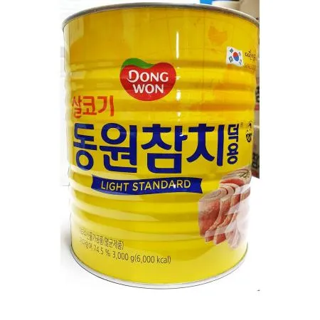 참치캔(스탠다드 동원 3k) 동원참치 업소용참치 대용량참치 참치통조림 식자재 급식재료 반찬재료 비상식량 요리재료