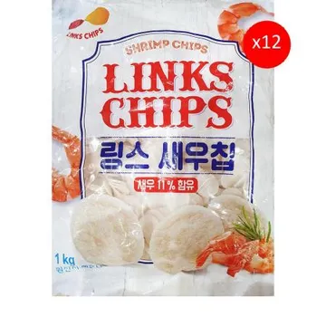 새우칩(링스코리아 1k) 12개 식자재 업소용 대용량 토호 마른안주 튀김마늘 호박씨 땅콩초코볼 세진식품 구성진 더착한푸드 사이좋은