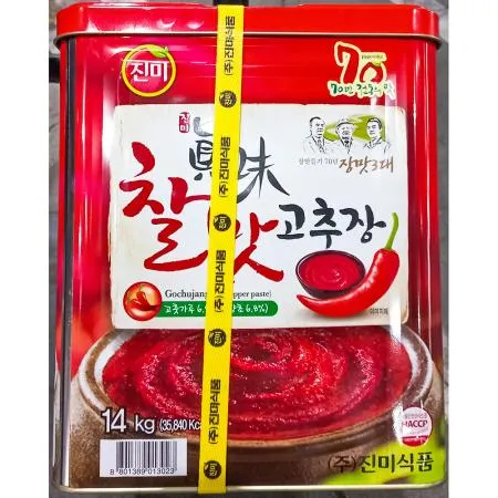 진미식품 찰맛고추장 14k 1개 식자재 업소용 대용량 진미식품 해찬들 프레시원 대상 태양초 유통 식단관리 홈파티 해찬들고추장 이미지