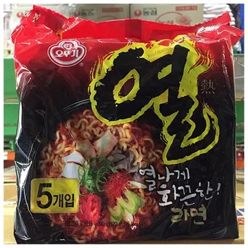 열라면(오뚜기 멀티팩 120g x5입 x8팩) 1개 식자재 업소용 대용량 오뚜기 농심 진라면 개 열 워나점빵 순한맛 라면 오뚜기진라