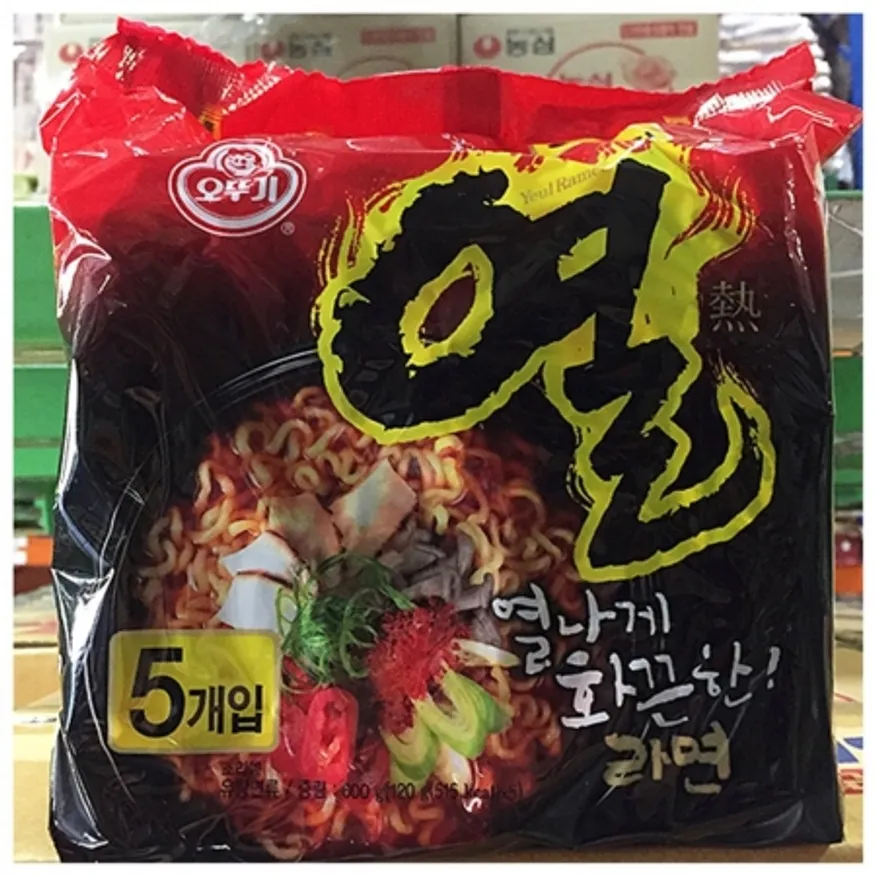 열라면(오뚜기 멀티팩 120g x5입 x8팩) 이미지