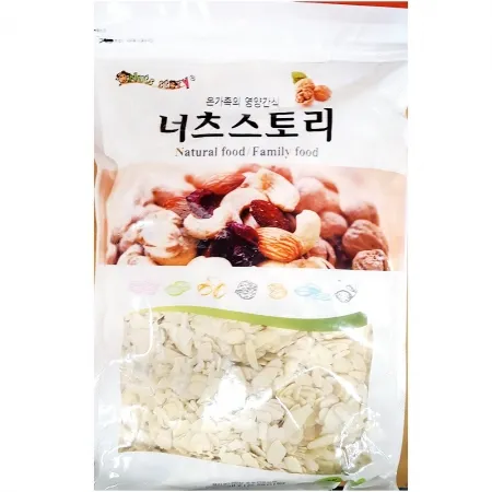 백아몬드(슬 비앤지 1K)X10 슬라이스 아몬드 편 견과류 베이킹 재료 제과 식자재 업소용