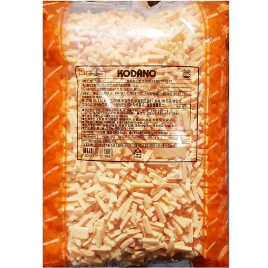조홍 체다 피자치즈 2.5K 체다치즈 모짜렐라치즈 피자재료 식자재 업소용 대용량 치즈 이미지