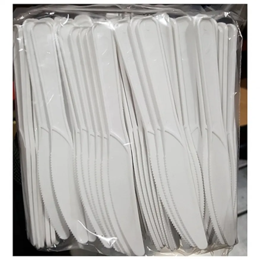 일회용 나이프(흰색 100입)X4 이미지