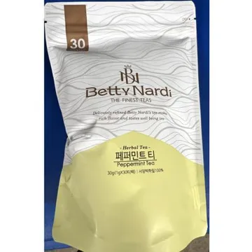 페퍼민트차(베티나르디 1g x30T 30g) 1개 식자재 업소용 대용량 다비앙 티메이드 트와이닝 페퍼민트 페퍼민트차 유기농 베티나르디 다정헌 녹차원