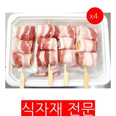 삼겹 맛감자말이(62gx8) 4개 식자재 업소용 대용량 감자말이 랜시 냉동 원씨푸드 대용량 알 랜시푸드 골든피트 감자 이미지
