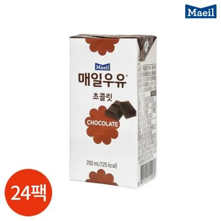 CL 매일 멸균우유 초코 200ml x 24팩