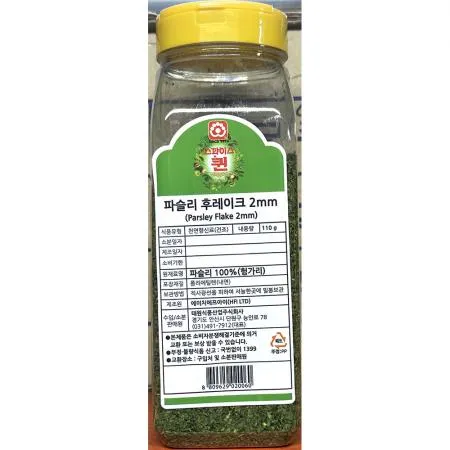 파슬리(후레이크 태원 110g) 20개 식자재 업소용 대용량 파슬리 신영 유기농 내츄럴스파이스 선인 코스트코 수입 쿡앤딱 피코크 이미지
