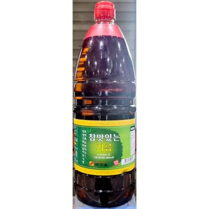 참맛기름(진솔 1.8L) 1개 식자재 업소용 대용량 진성 전철우 산노을 해내음 참고소한 이미지