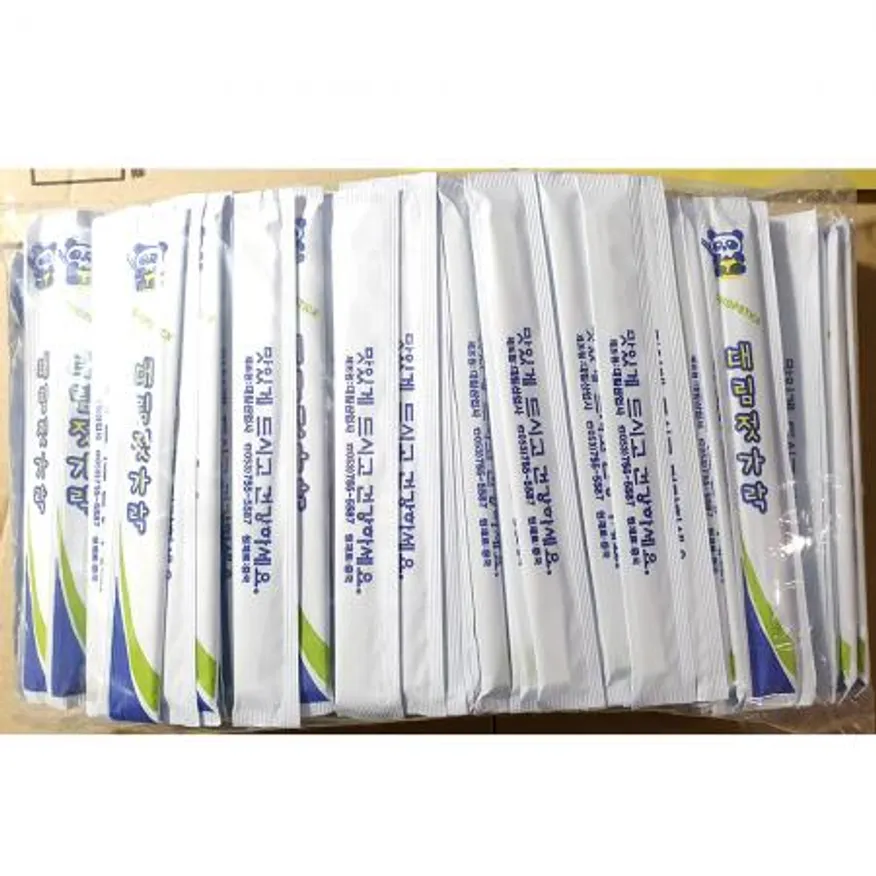 나무젓가락(종이포장 280입)X8 일회용품 일회용젓가락 배달용품 젓가락 업소용 식당용품 대용량 위생젓가락 종이포장젓가락 이미지