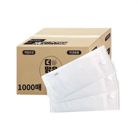 무지 업소용 물티슈 35T 개별포장 1000매