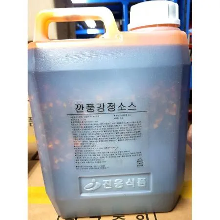 깐풍강정소스(진웅식품 냉장 5K) 업소용 소스 대용량 치킨소스 닭강정소스 깐풍기소스 볶음소스 한식소스 식당소스