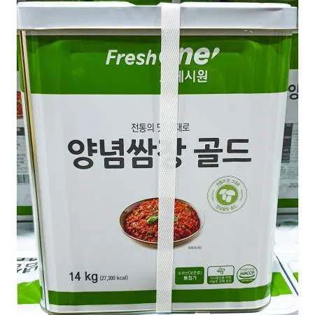 프레시원 양념쌈장 골드 14k 1개 식자재 업소용 대용량 해찬들 외갓집 삼화 신송 순창궁 대상 쌈장 대용량 곰소 이미지
