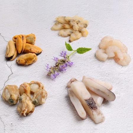 냉동해물모듬 냉동 해물믹스 200g 5종해물 식자재 업소용 대용량 해물요리 음식점재료 냉동해산물 모듬해물 수산물