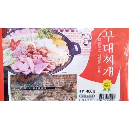 냠냠 부대찌개(400g) 식자재 업소용 대용량 청목원 냠냠 부대찌개 즉석식품 태종 아빠가 안주 남양 송탄식 이미지