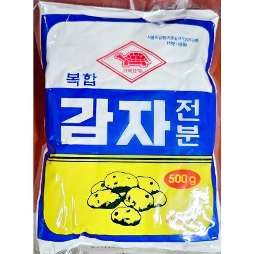 감자전분(천우식품 500g) 업소용전분 식자재 대용량전분 요리재료 녹말 감자녹말 식당용전분 급식용전분 이미지