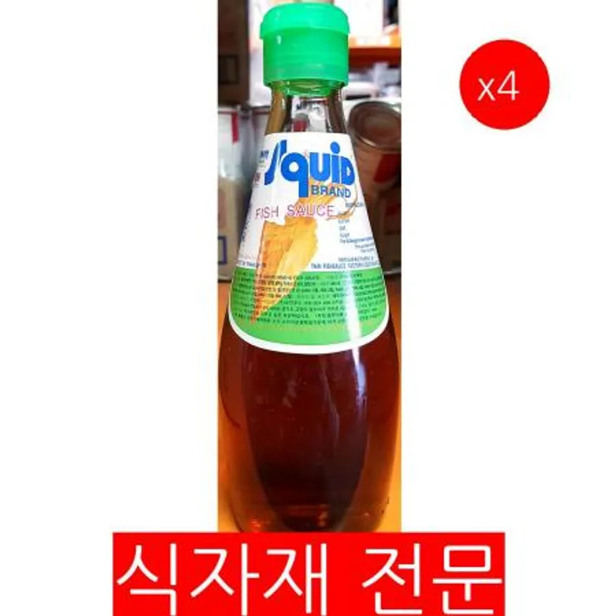 휘시소스(스퀴드 MF 300ml) 4개 식자재 업소용 대용량 휘시소스 수리 코만 스퀴드 휘시 액상 대용량 대량 이미지