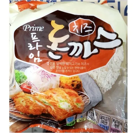 한맥 프라임 치즈돈까스(200gx5) 한맥프라임 돈까스 냉동돈까스 치즈카츠 돈까스전문점 레스토랑재료 학교급식 업소용 식자재