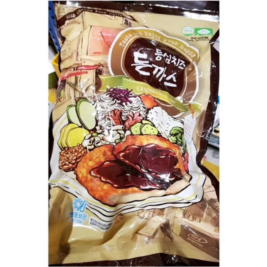 송림 등심치즈돈까스(170gx10)X4 돈까스전문점 분식집 업소용 대용량 냉동식품 치즈돈까스 등심돈까스 돈까스 냉동돈까스 일식돈까스 이미지