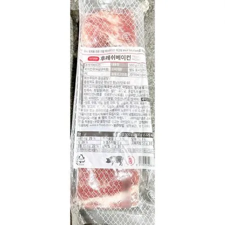 베이컨 (통 에쓰푸드 500g) 이미지