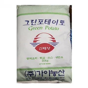 감자전분(가야 20K) 1개 식자재 업소용 대용량 감자전분 우성 가야 고성 오토 서안 고성산업 새마원