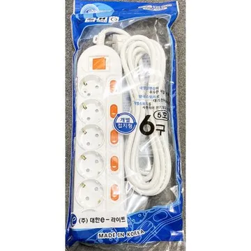 멀티탭(대한 개별 6구 5호)