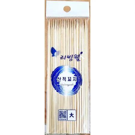 산적꽂이 (대 40개 내외)X400개 꼬치 나무꼬치 식당용꼬치 바베큐용품 캠핑용품 주방용품 꼬치요리 대용량 대사이즈